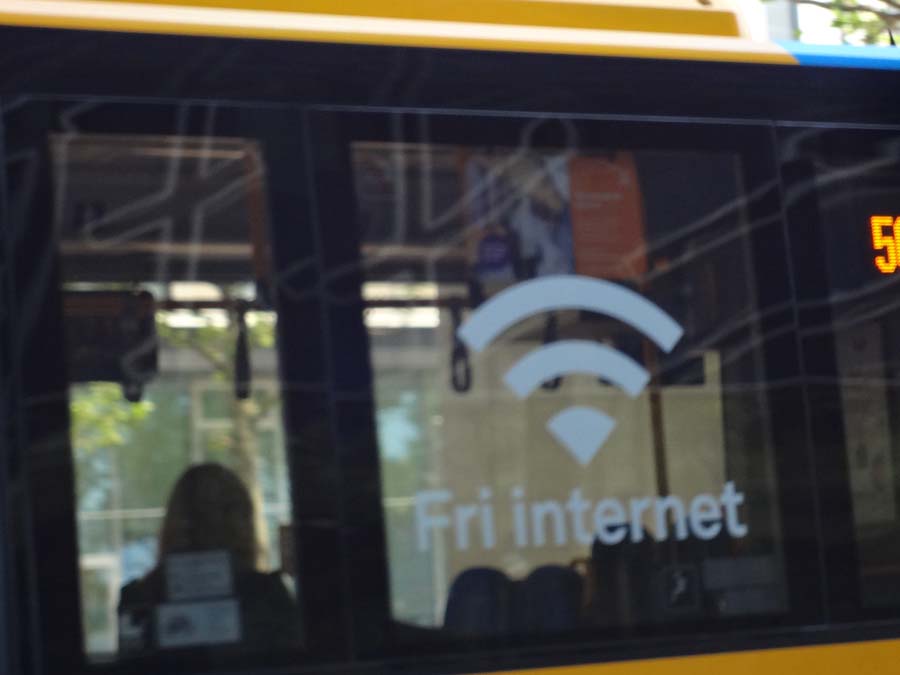 Autobus de Copenhague con wifi